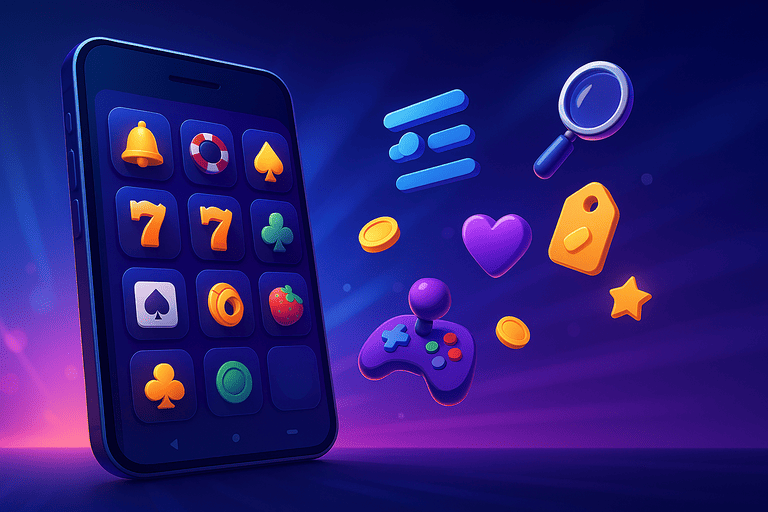 Mobile game catalogue